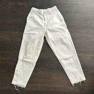 Zara White Denim Jeans kids